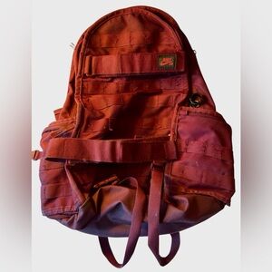 Nike SB Skateboarding Burgundy Men’s Backpack Skateboard FAIR REPAIRED Rare